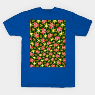 Cute Tropical Flower Pattern T-Shirt